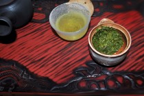 Cup and Japanese Hagi Ware Houchin