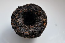 Back of ripe pu-erh mini-toucha