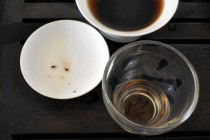 Brewing Ripe Puér in Gaiwan