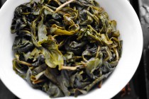 Wet Leaves of Taiwanese Oolong