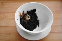 Chrysanthemum flower blossom after 5th steep