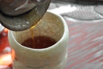 Pouring 2nd Steep of Black Oolong