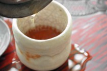 Pouring 4th Steep to Tea Cup